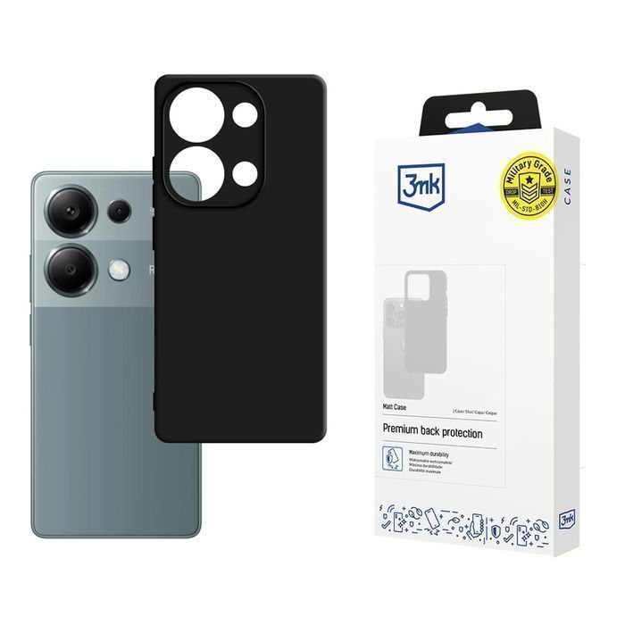 Etui 3Mk Matt Case Na Xiaomi Redmi Note 13 Pro - Czarne