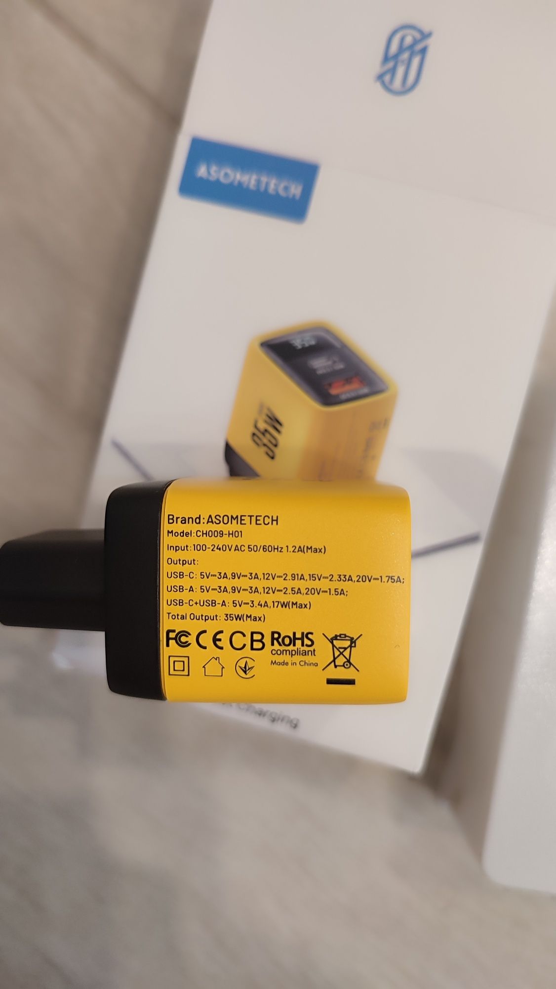 Зарядное устройство ASOMETECH 35W GaN