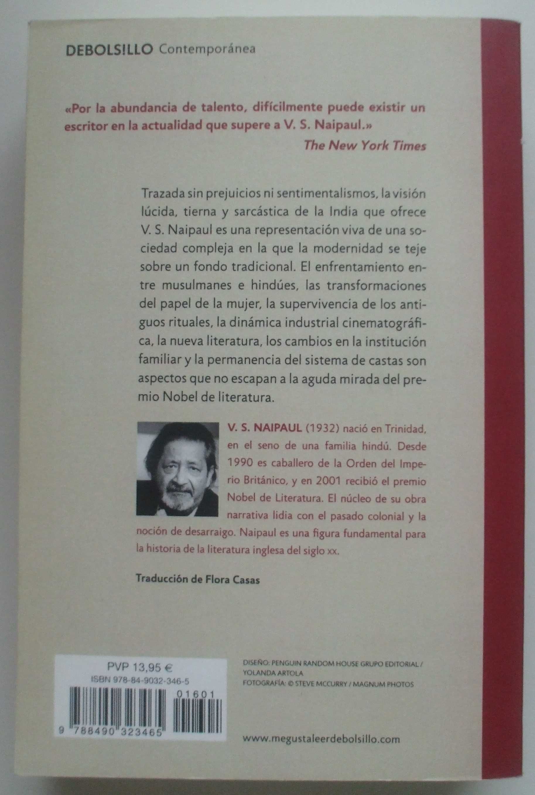 India - tras un millón de motines, V. S. Naipaul