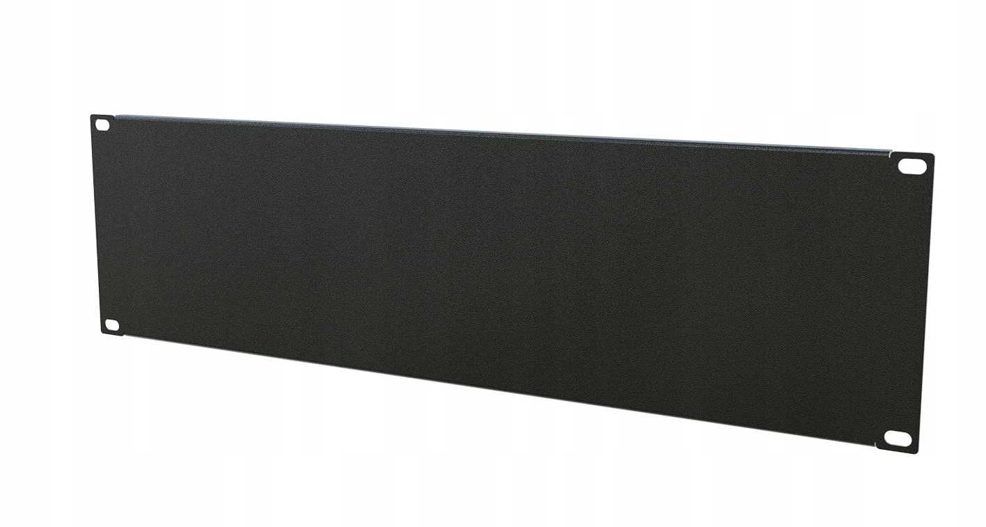 Zestaw 10x Panel Maskujący Maskownica RACK 19" 3U Czarna Stalflex