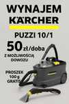 Wynajem odkurzacz piorący Karcher Puzzi 10/1 + proszek gratis Wrocław