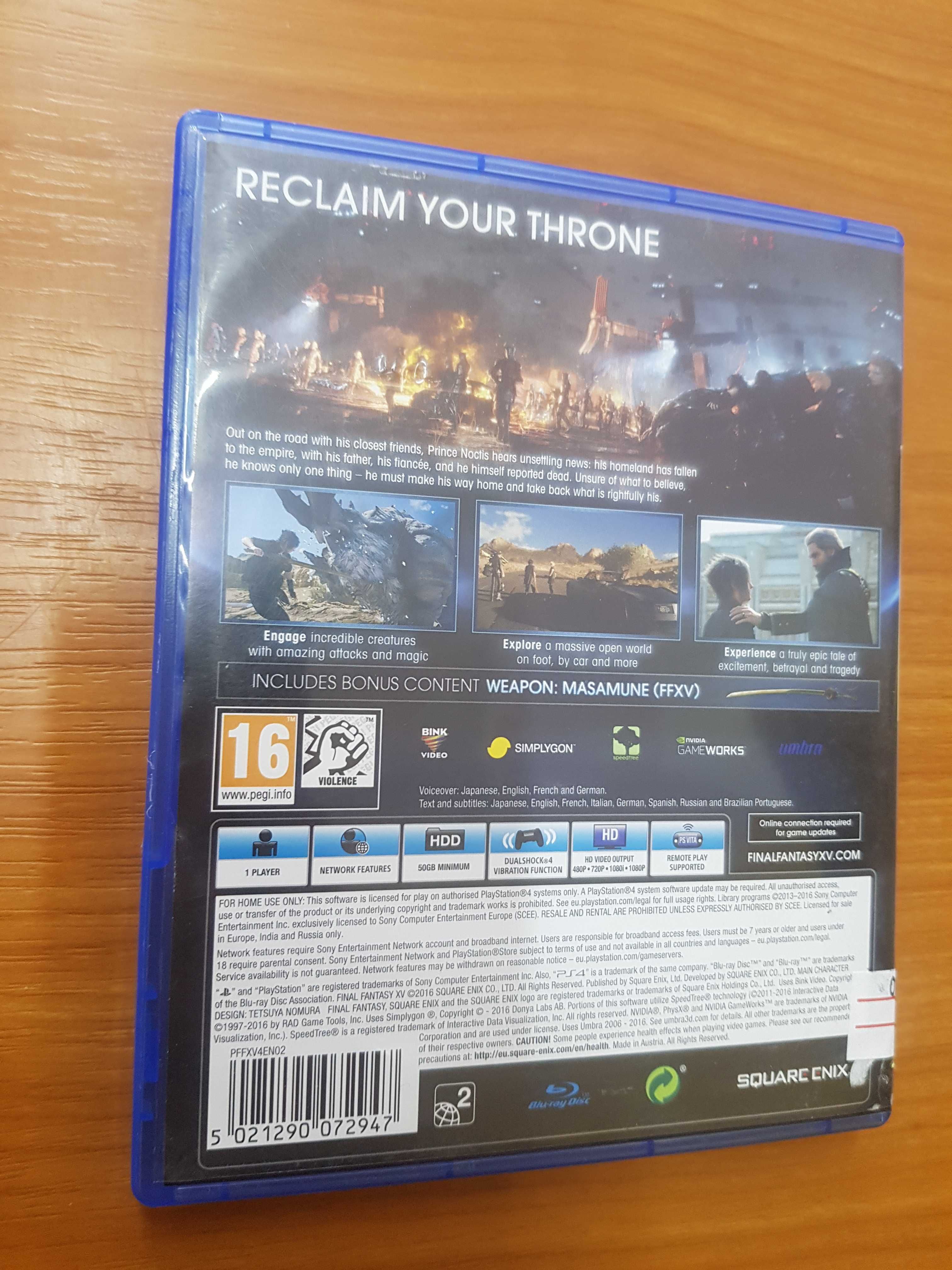 Final Fantasy XV PS4 Sklep Iława