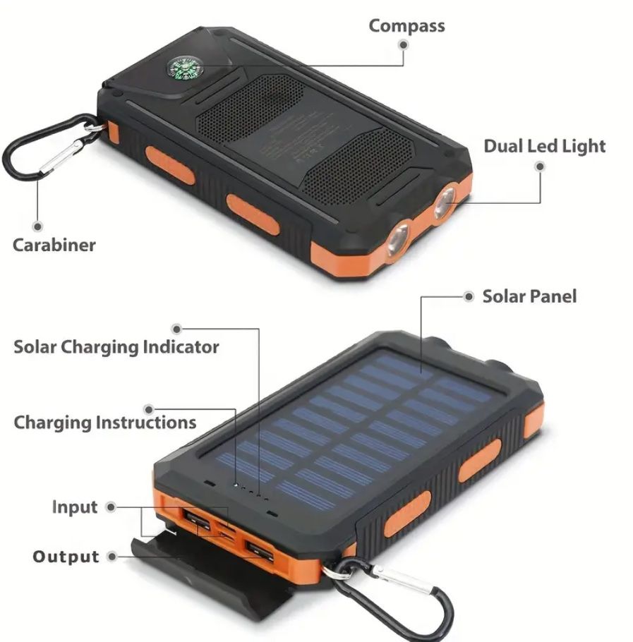 Powerbank 10000 mAh sobrevivencia