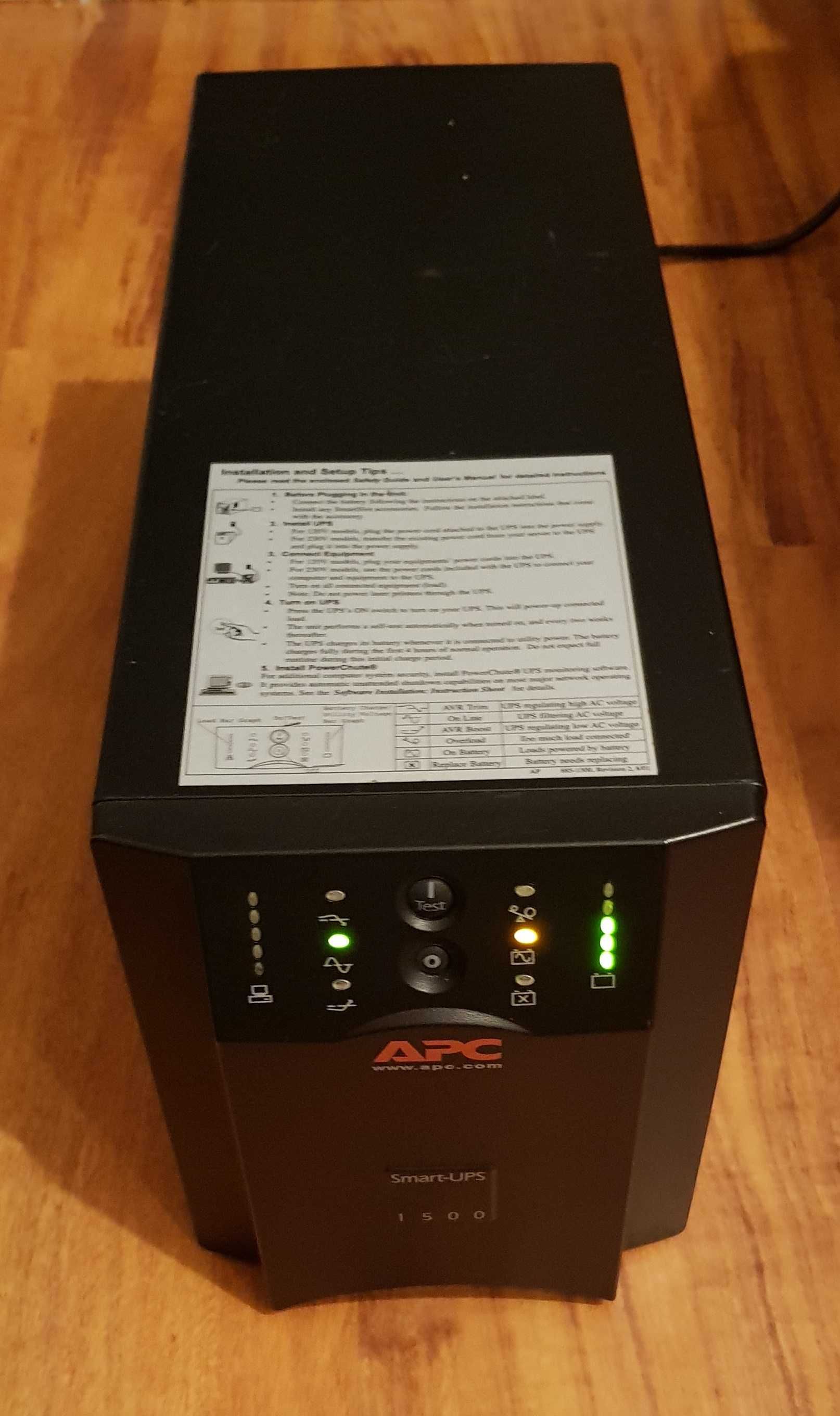 Zasilacz awaryjny APC Smart UPS 1500