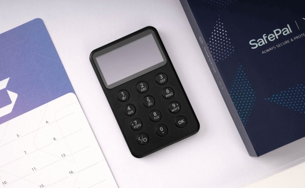 Carteira criptomoeda SafePal X1