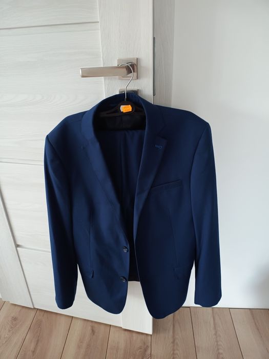 Garnitur granatowy męski