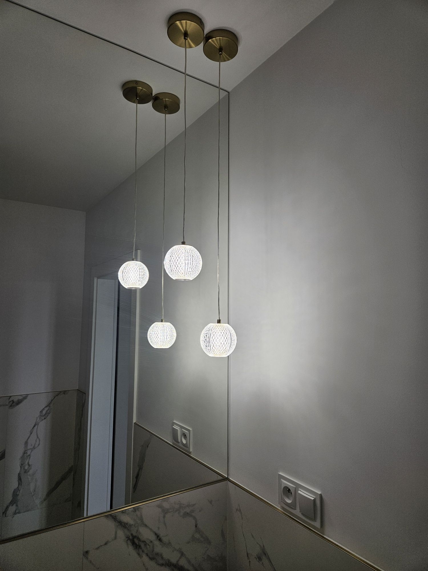 Lampa wisząca diamond led