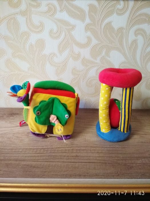 Развивайка мягкий кубик Fancy