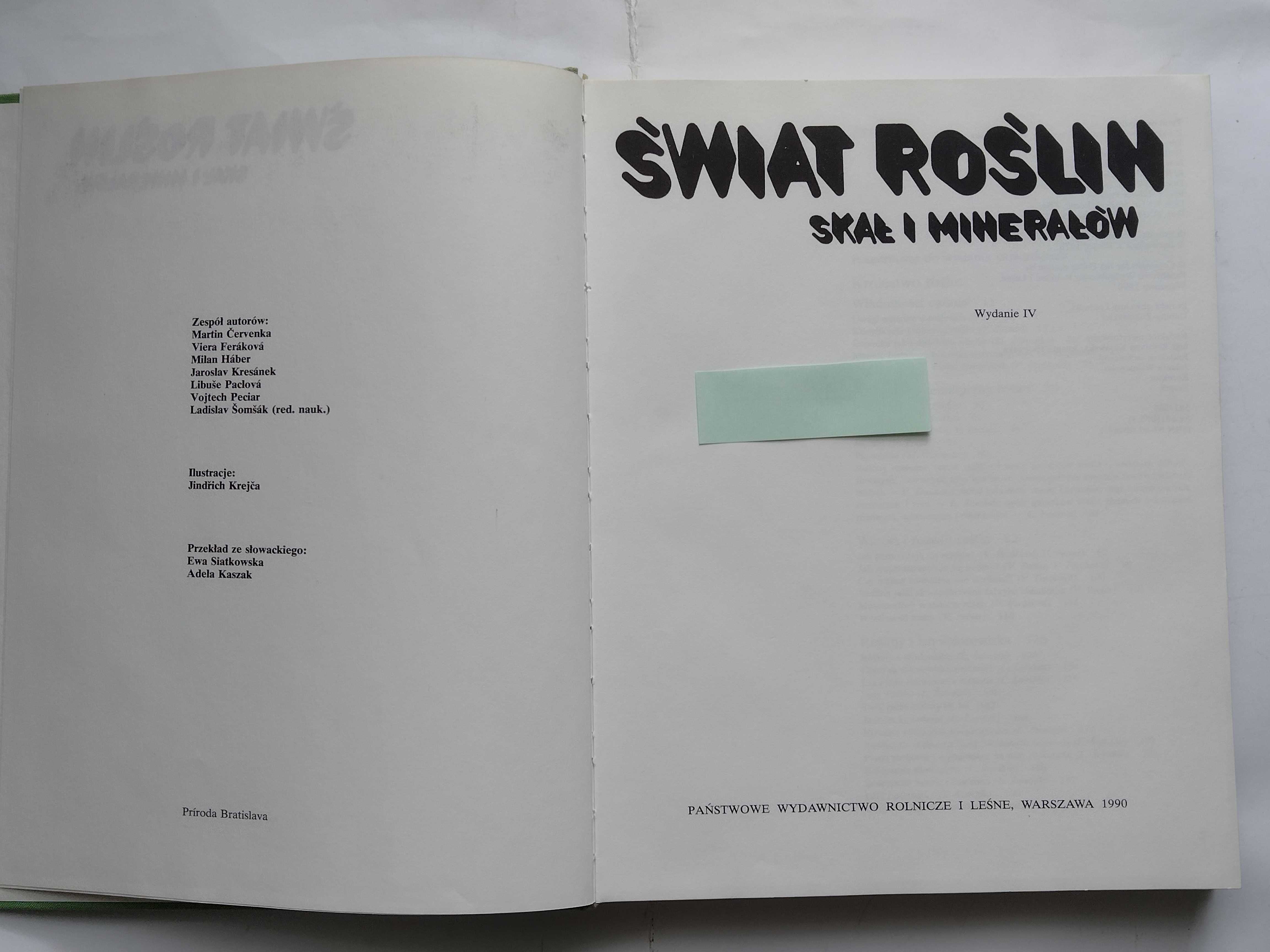 Świat Roślin Skał i Minerałów - 1990 r