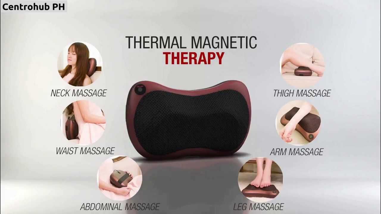 Массажная подушка для спины и шеи Massage pillow 8028 220V AAA