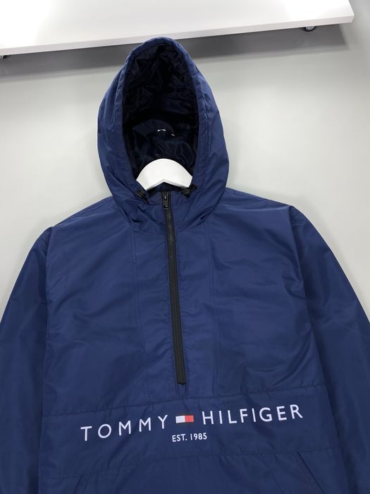 Мужская куртка анорак Tommy Hilfiger big logo чоловічий анорак