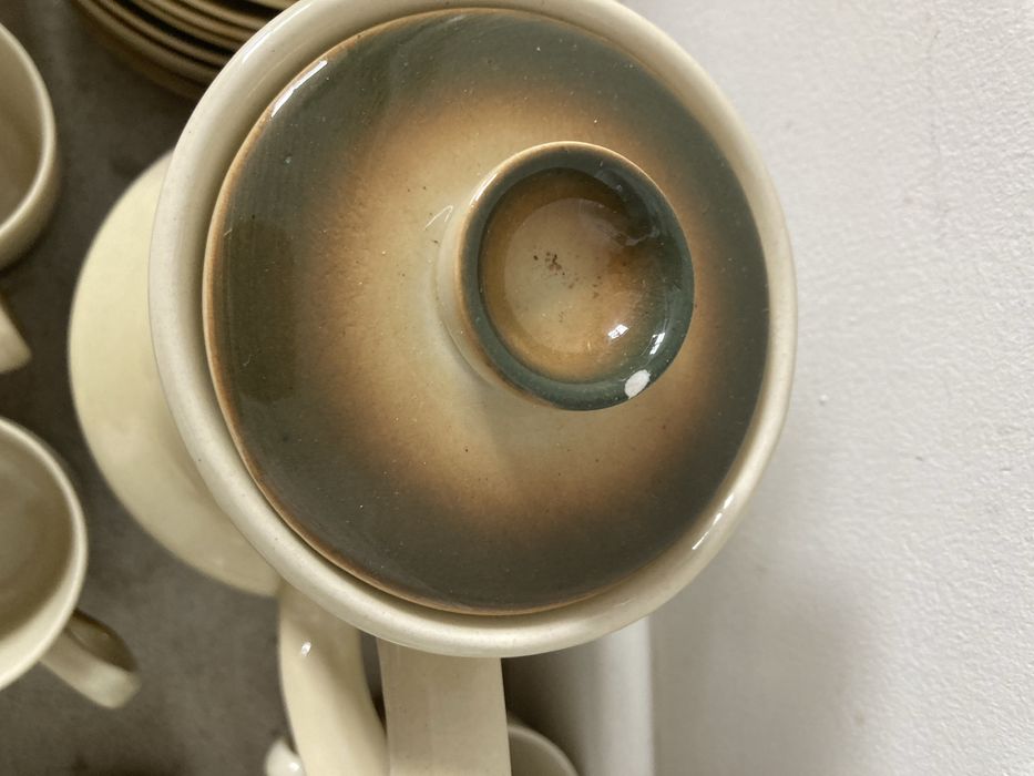 Duży zestaw kawowy porcelana Tułowice na 10 osób tanio polecam