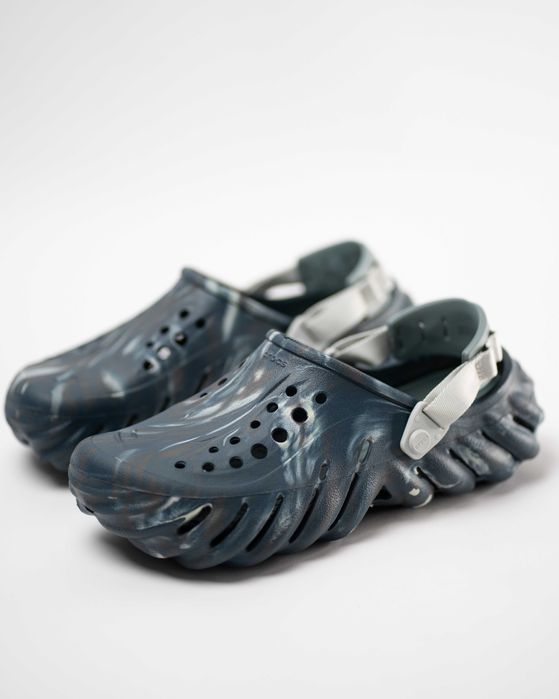 Мужские кроксы сабо Crocs Echo Marbled Clog (2 вида) Клоги Оригинал