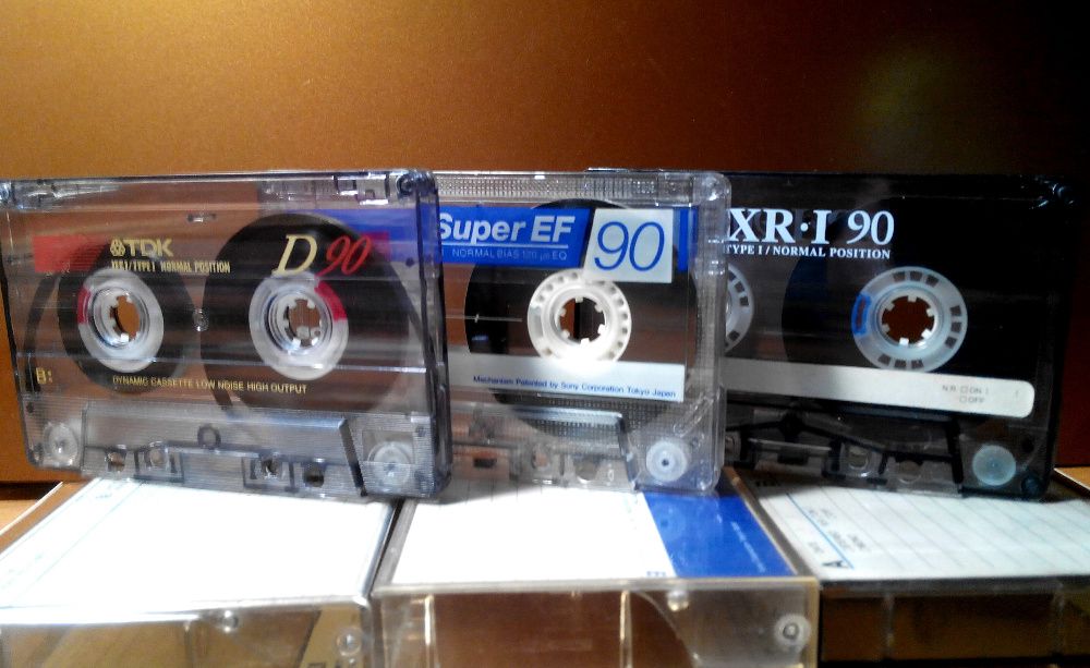 Аудио кассеты TDK SONY 90е гг