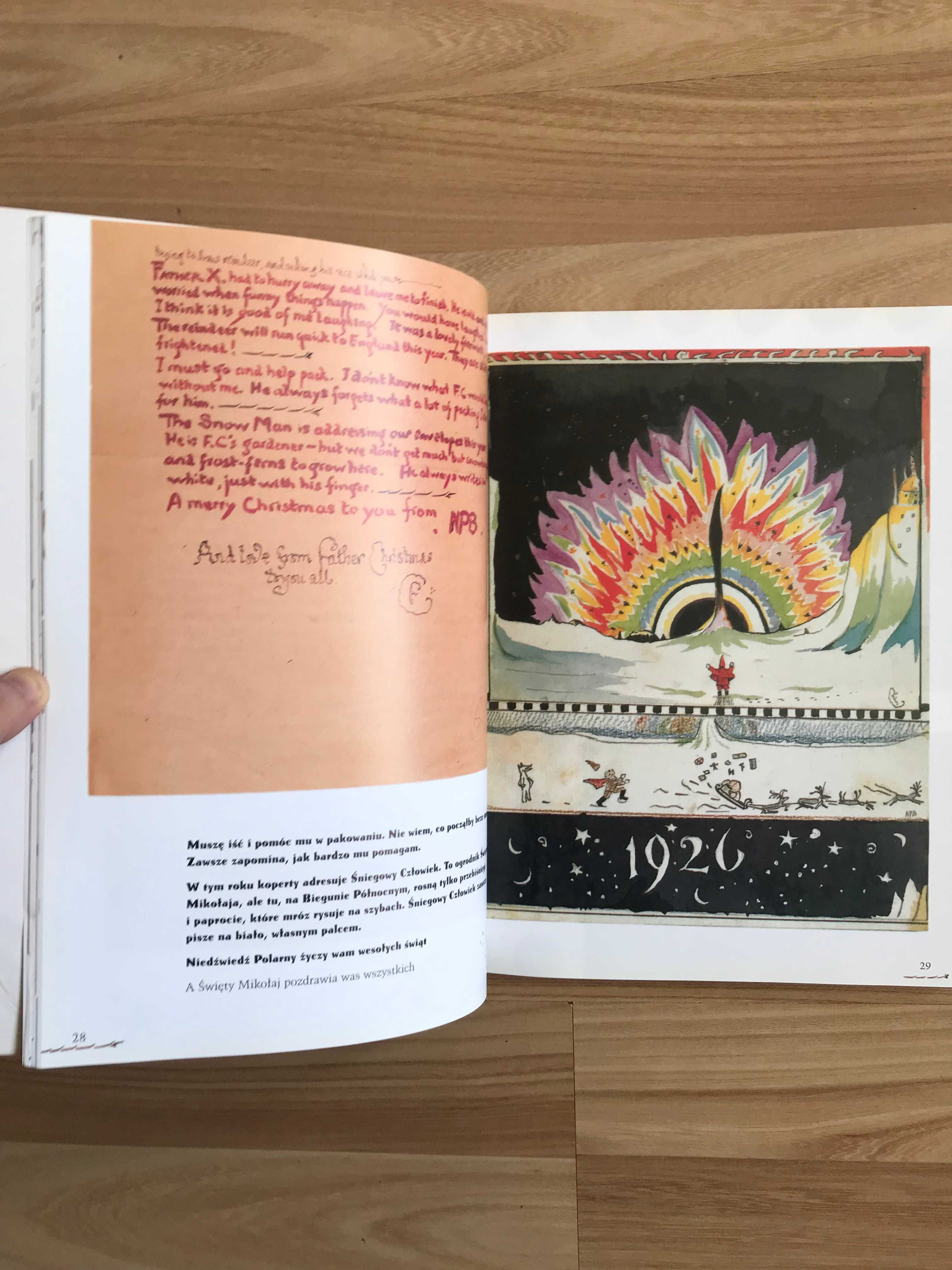 Listy Świętego Mikołaja Tolkien 2001r. Prószyński i Spółka fioletowa