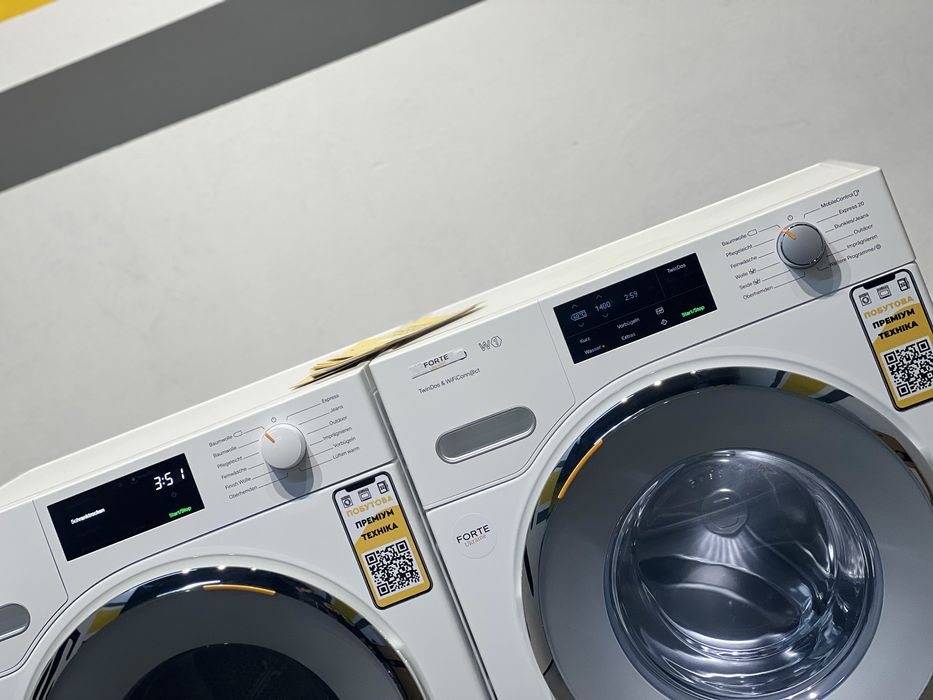 ®️Комплект Miele. Пральна WWI 760. Сушильна TWF 505 . 23рік. Ідеал