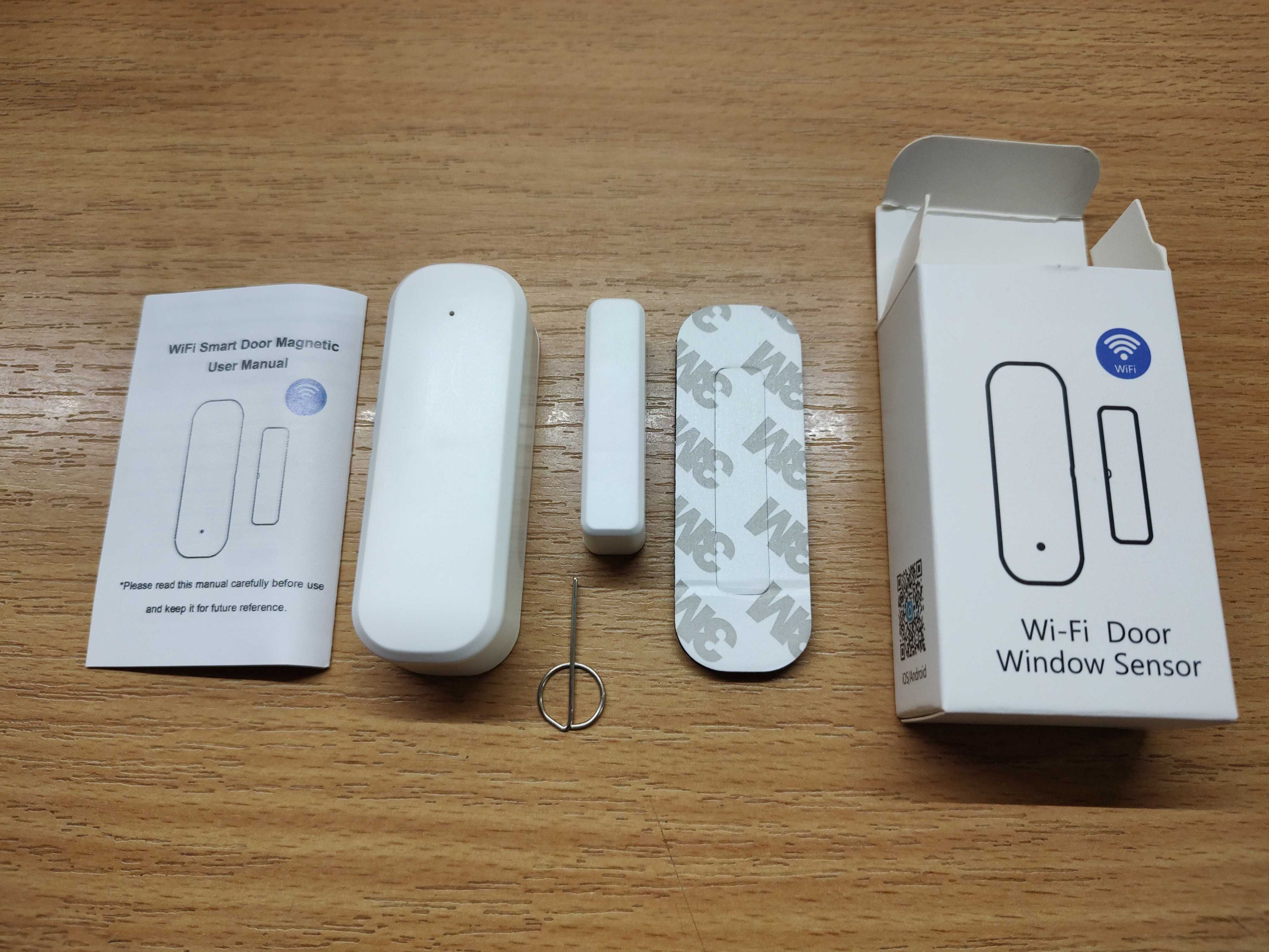 WiFi Датчик открывания дверей открытия Tuya Door Sensor Alexa Google