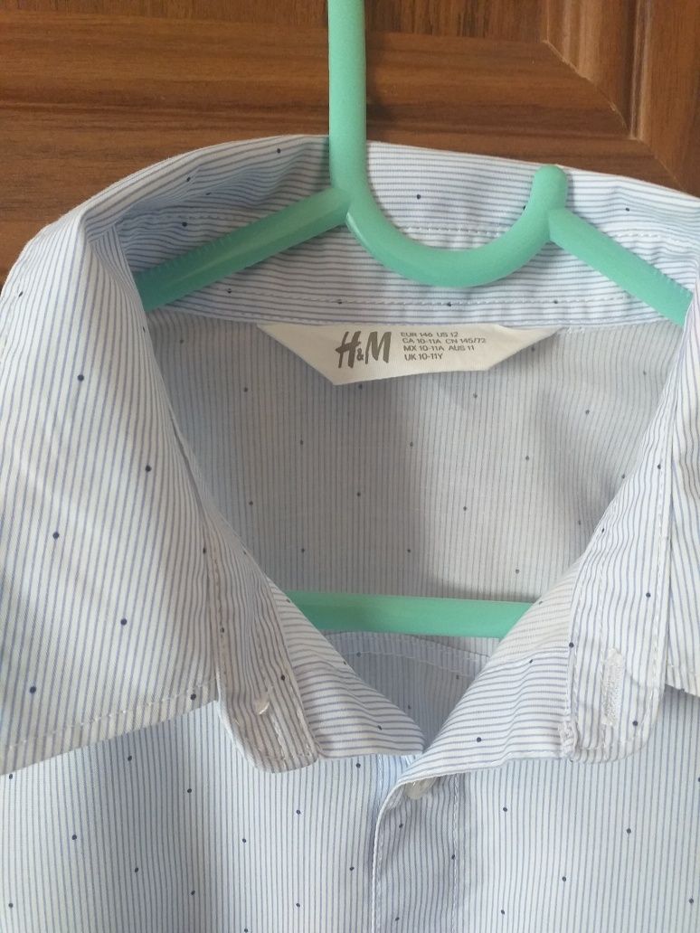Koszula dla chłopca z długim rękawem roz. 146, H&M