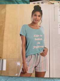 Piżama damska zestaw t-shirt i spodenki