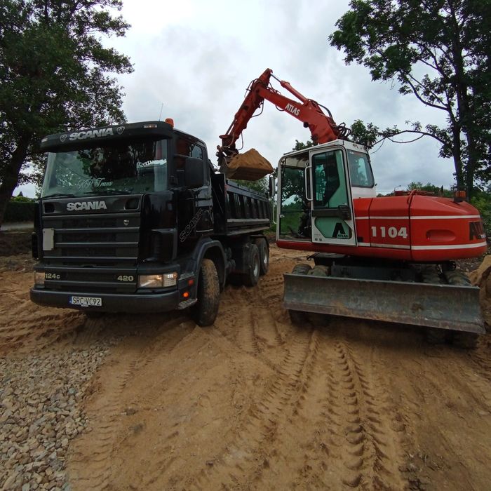 Wyburzenia rozbiórki roboty ziemne transport kruszyw brukarstwo