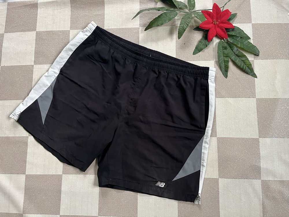 New Balance szorty spodenki sportowe XL/2XL czarne ligo kieszonki