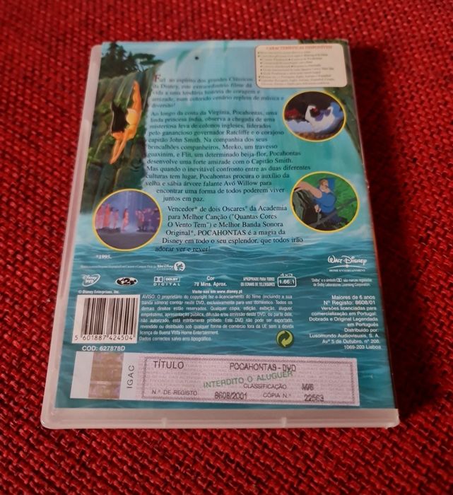 DVD Disney Pocahontas