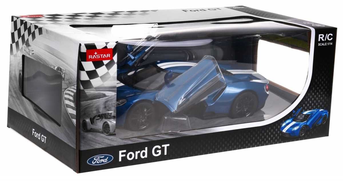 Ford GT niebieski RASTAR model 1:14 Zdalnie sterowane auto Pilot