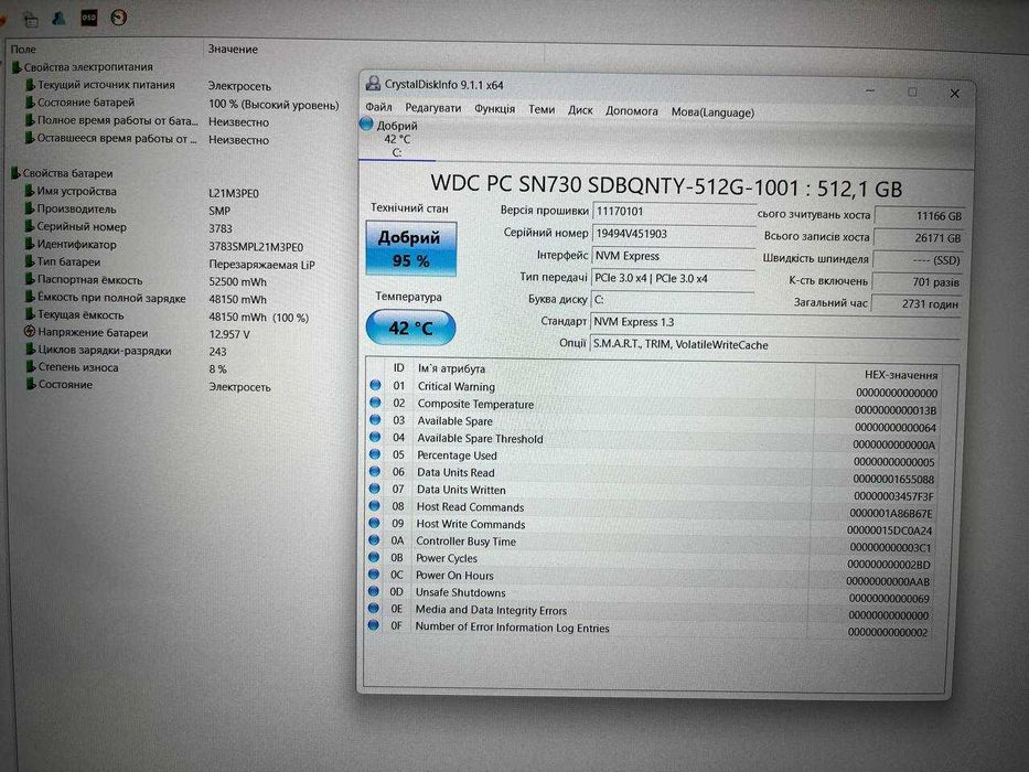 Ноутбук Lenovo IdeaPad Flex 5 16ABR8 Ryzen 7 7730U 16GB 512GB M2 SSD