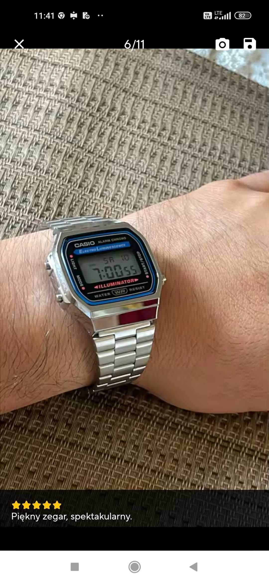 Zegarek elektroniczny Casio klasyk