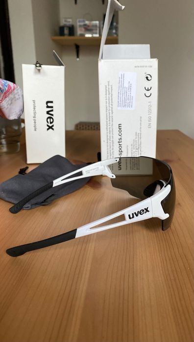 Uvex sportstyle 804 okulary białe nowe