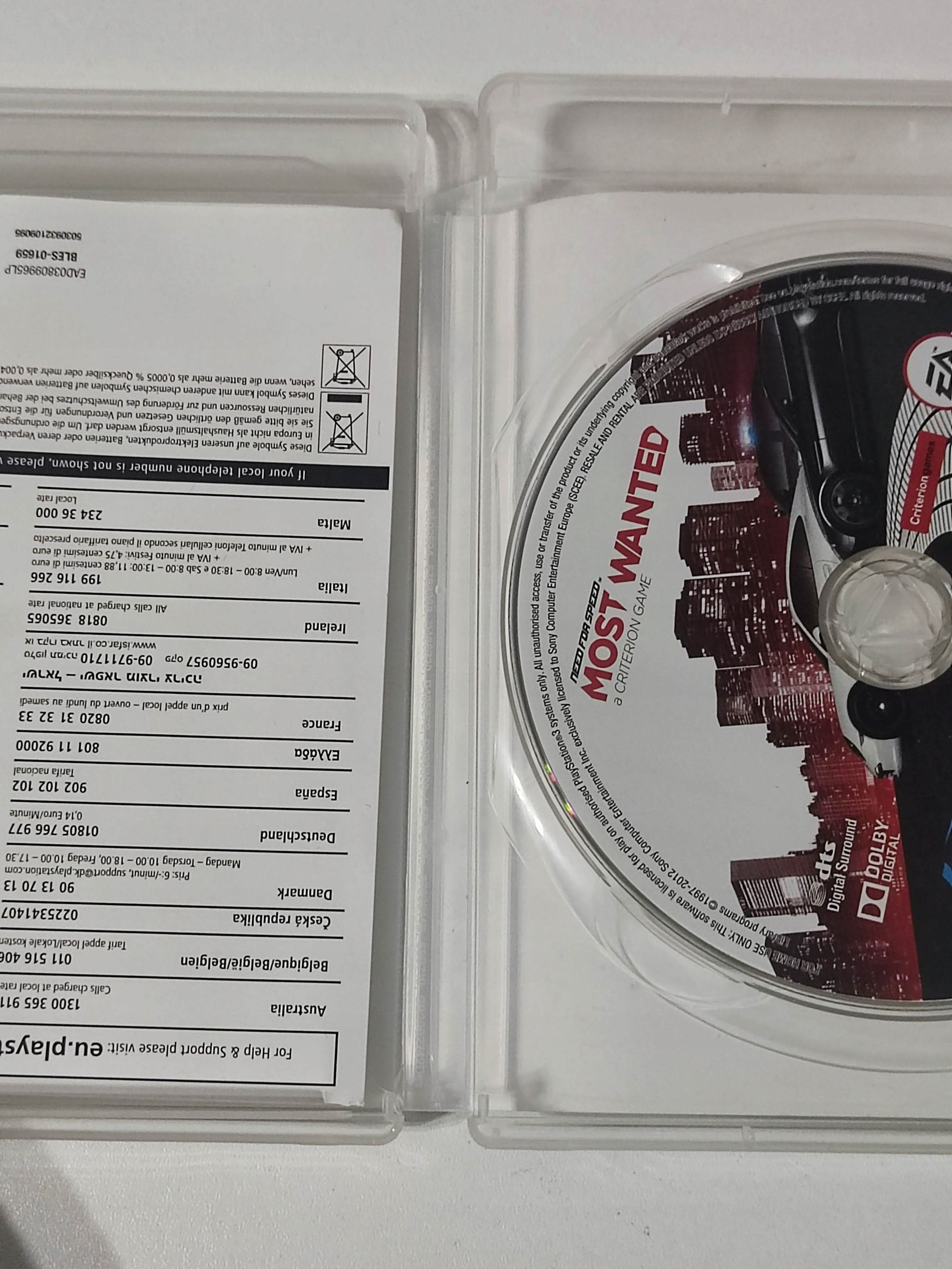 Ps3 Need For Speed Most Wanted Pl Gra Playstation