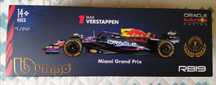 Burago 1/24 Max Verstappen Miami Grand prix 2023 Novo