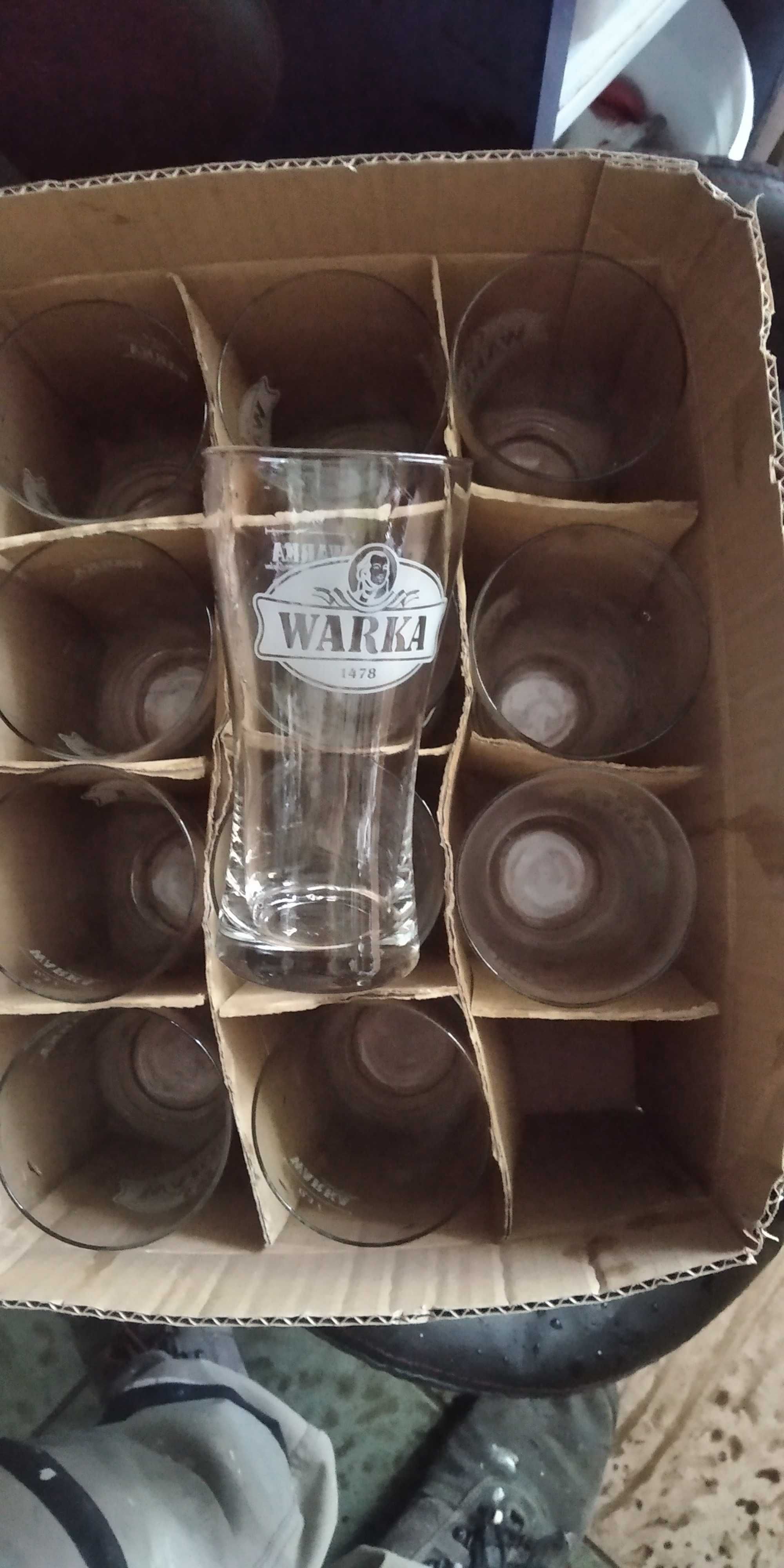 Szklanki do piwa marki Warka 12 sztuk 0,3l