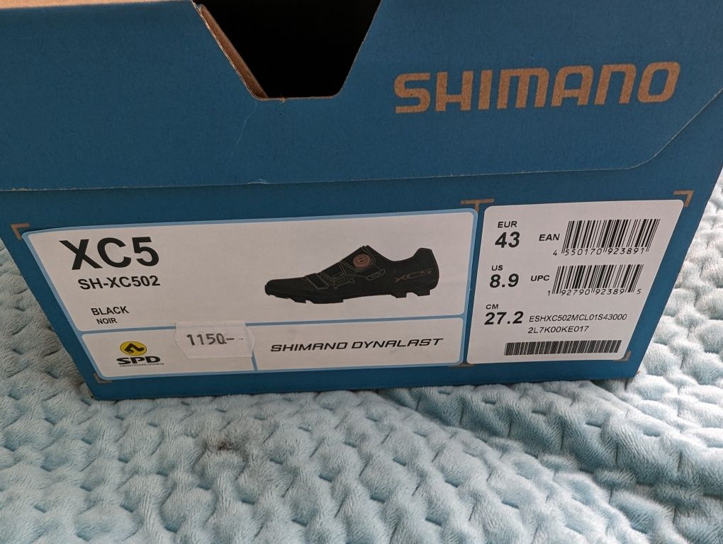 Buty SPD Shimano SH-XC502 rozmiar 43 - NOWE