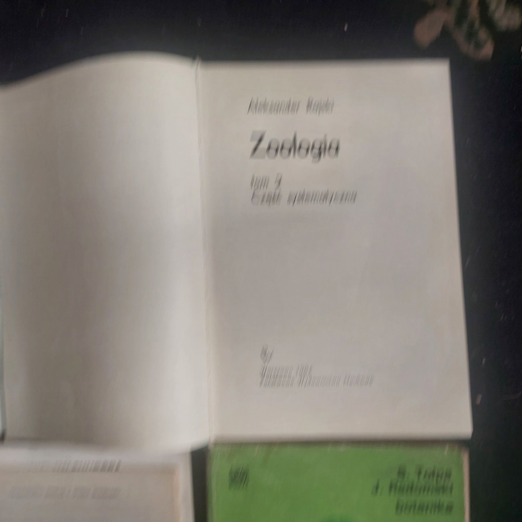Zoologia, podręczniki