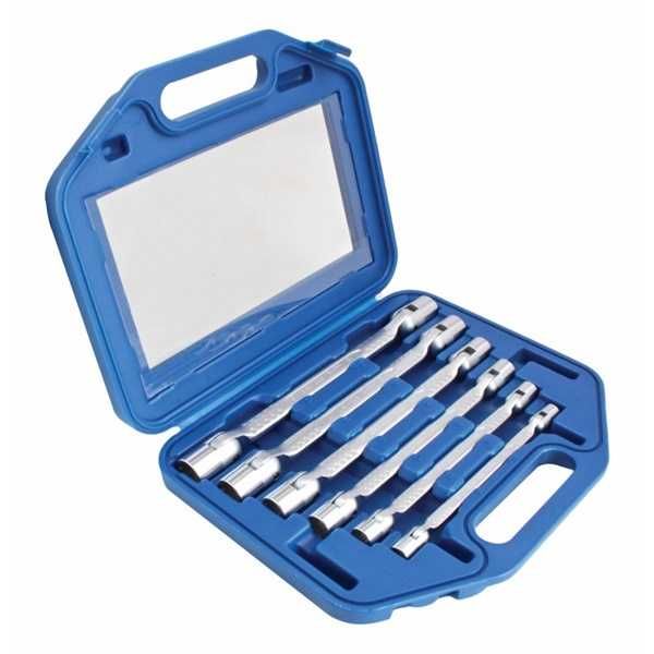 (Com Iva) Jogo Chaves Tubos Articuladas 6 Chaves 12 Faces XZN