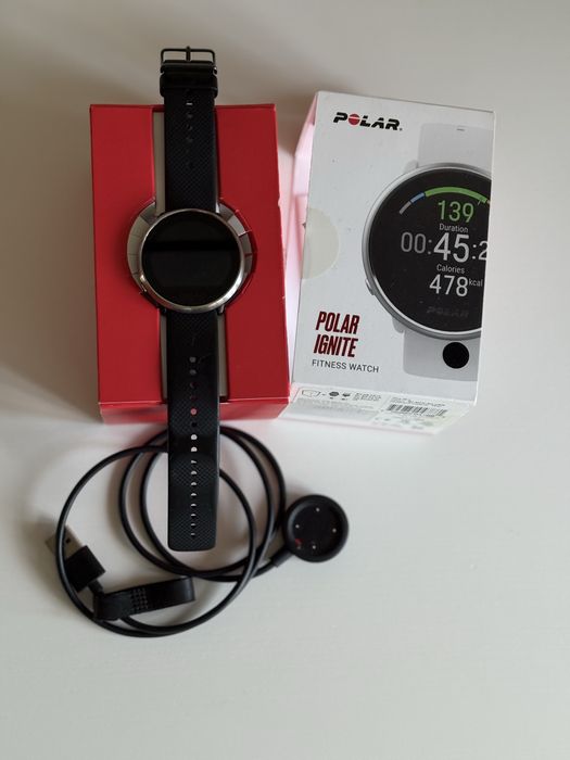 Polar Ignite fitness watch black-silver