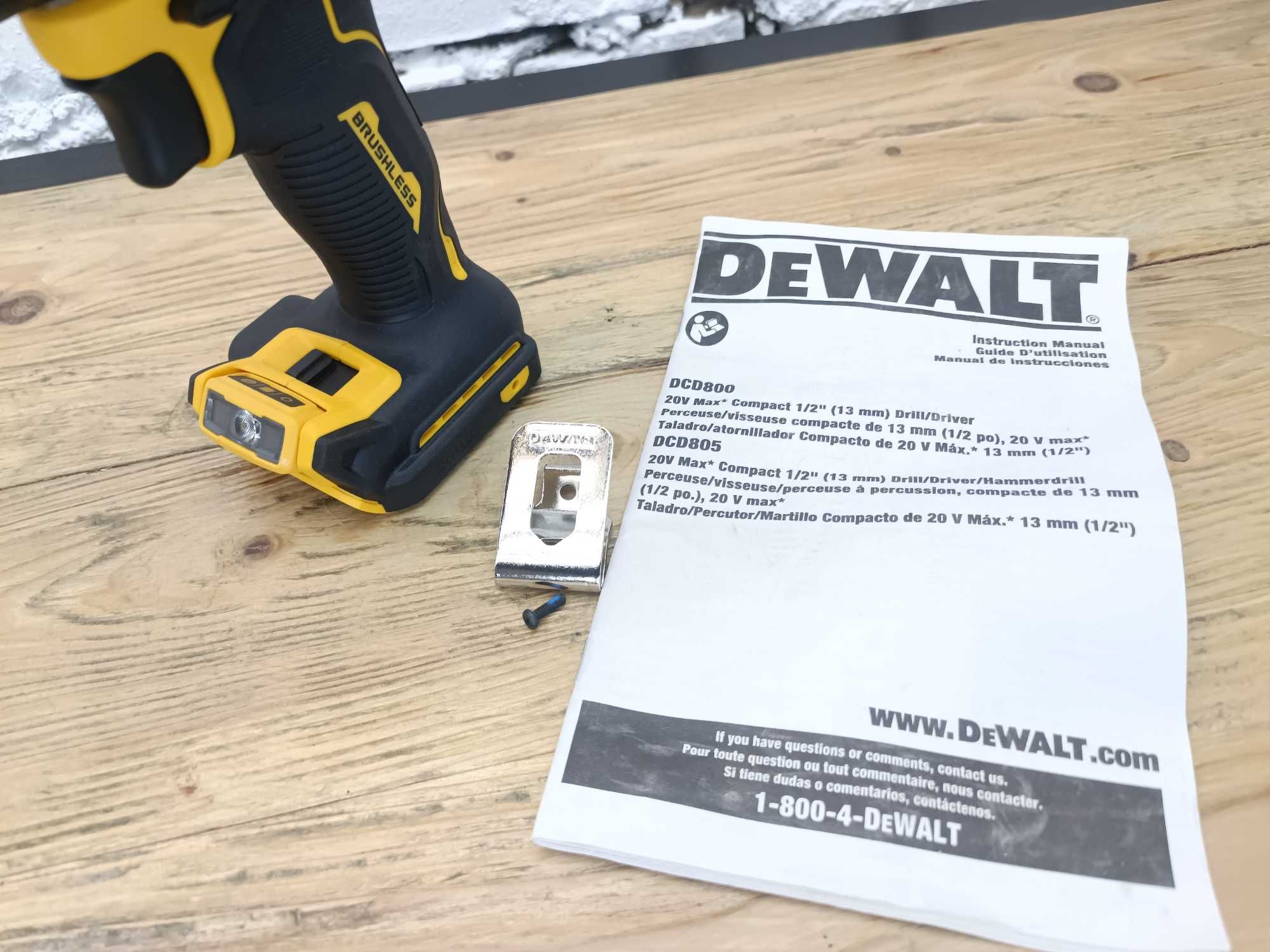 Дриль шуруповерт Dewalt 20v DCD805 MADE IN MEXICO Оригінал