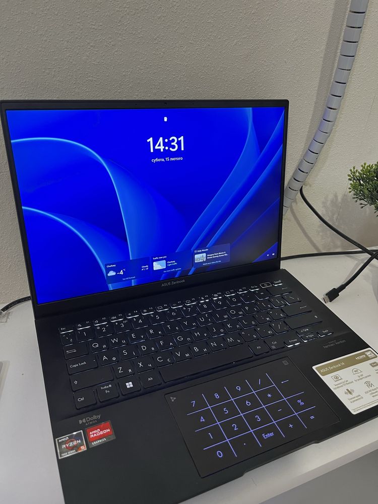Ноутбук ASUS Zenbook 14 UM3402YA-KP751 (90NB0W95-M01C20)