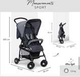 Коляска Hauck Sport прогулочная 0 3 graco cybex девочка мальчик