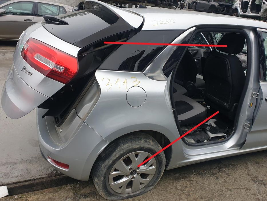 Painel trás direito CITROËN C4 Picasso II