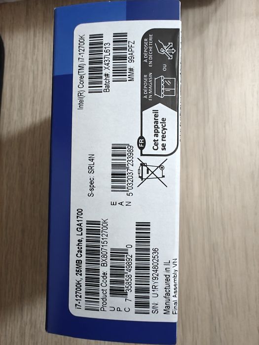 Processador i7 12700k