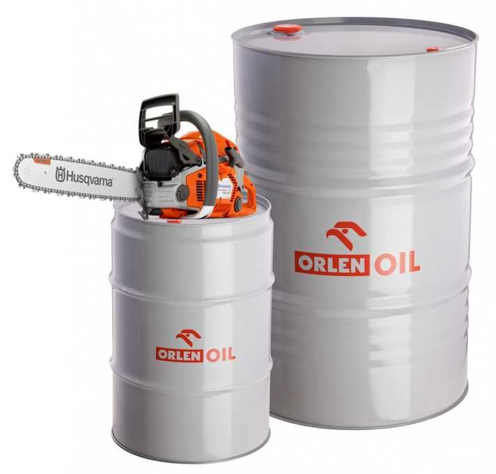 Olej do smarowania łańcucha, olej hydrauliczny, piła, pilarka