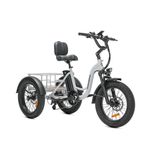 Rower elektryczny trójkołowy Triker, Jobobike - dla seniora, stabilny