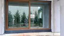 Okno drzwi tarasowe ALUMINIOWE HS ORZECH 3580 x 2388 mm DRUTEX