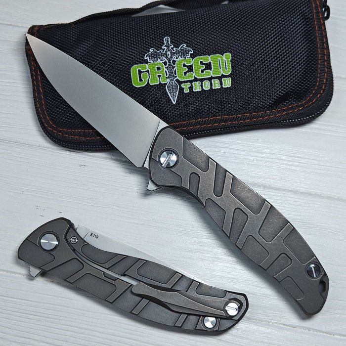 Складной нож Green Thorn F95T K110 (Широгоров) ніж титан EDC