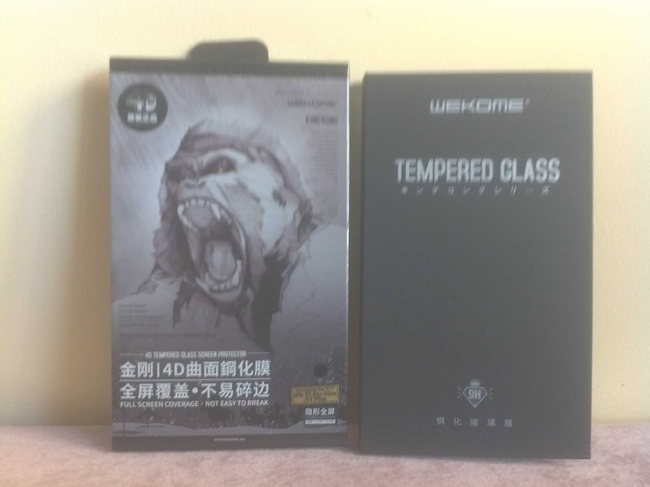 Упаковка защитного стекла iPhone 13 Pro Max 14Plus WK Kingkong 4D Blac