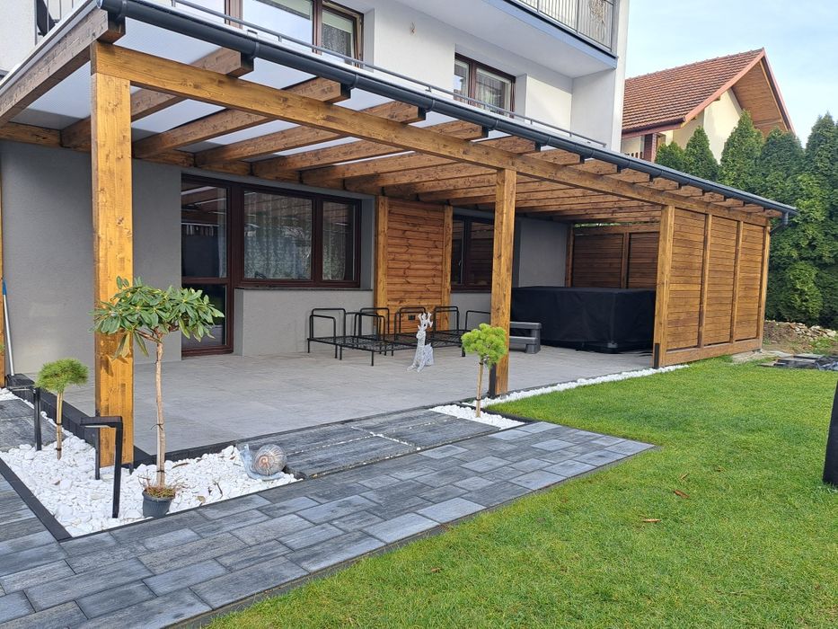 Zadaszenie tarasu pergola wiata