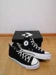 Converse trampki czarne lift na platformie