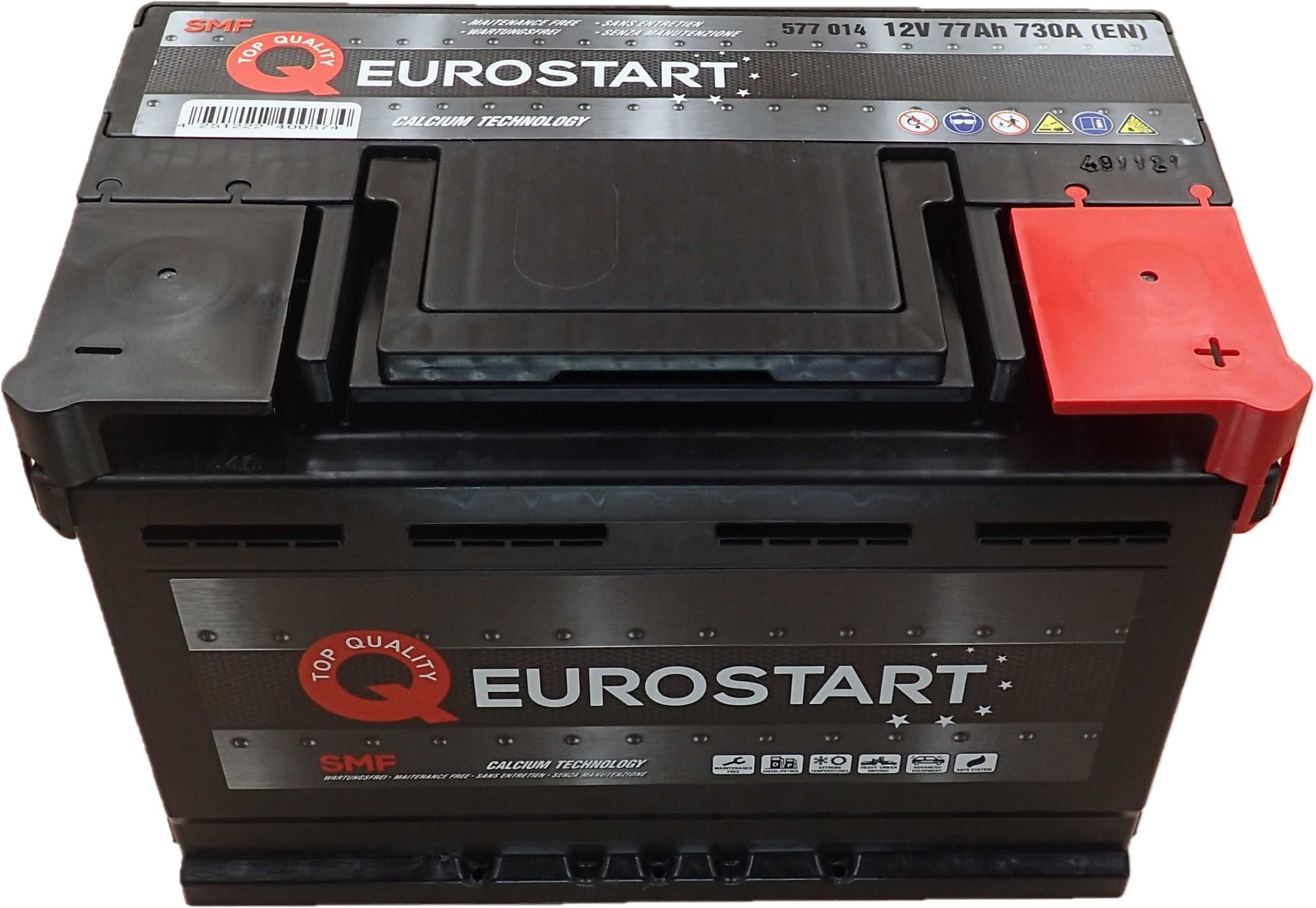 Akumulator 12V 77AH 730A Eurostart Nowy